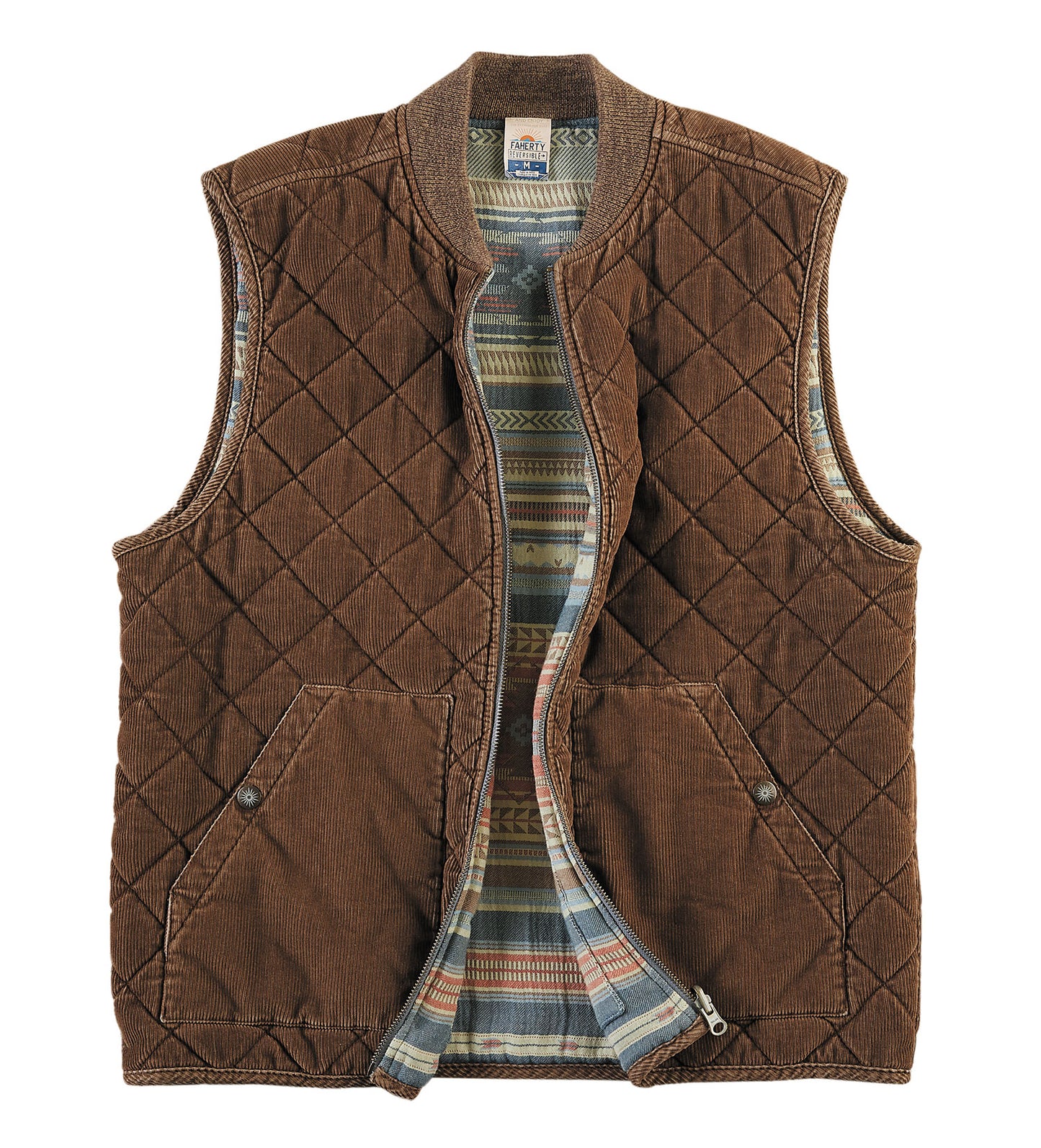 Faherty Reversible Corduroy Vest