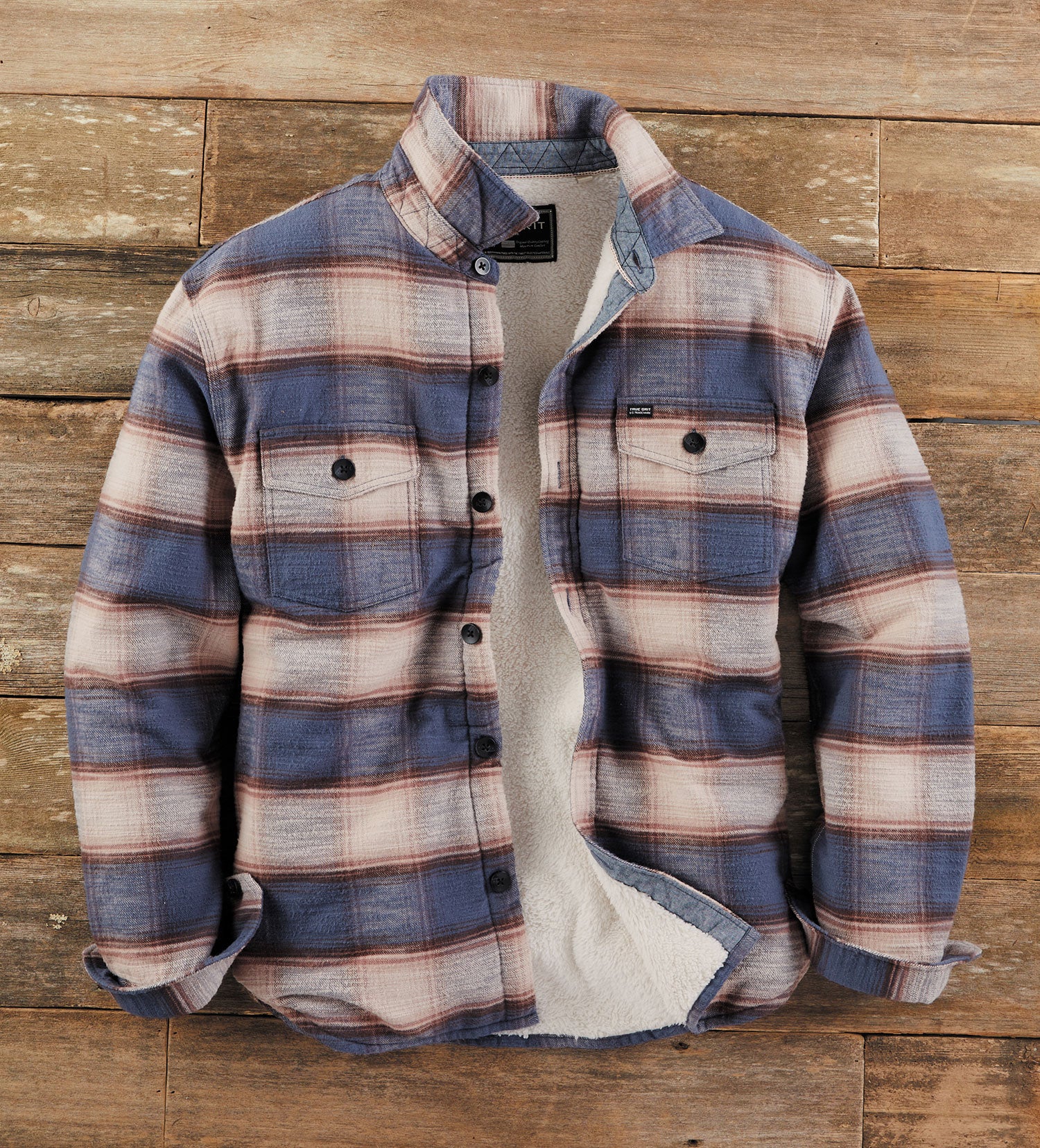 True Grit Summit Shearling Shirt Jacket – Patrick James