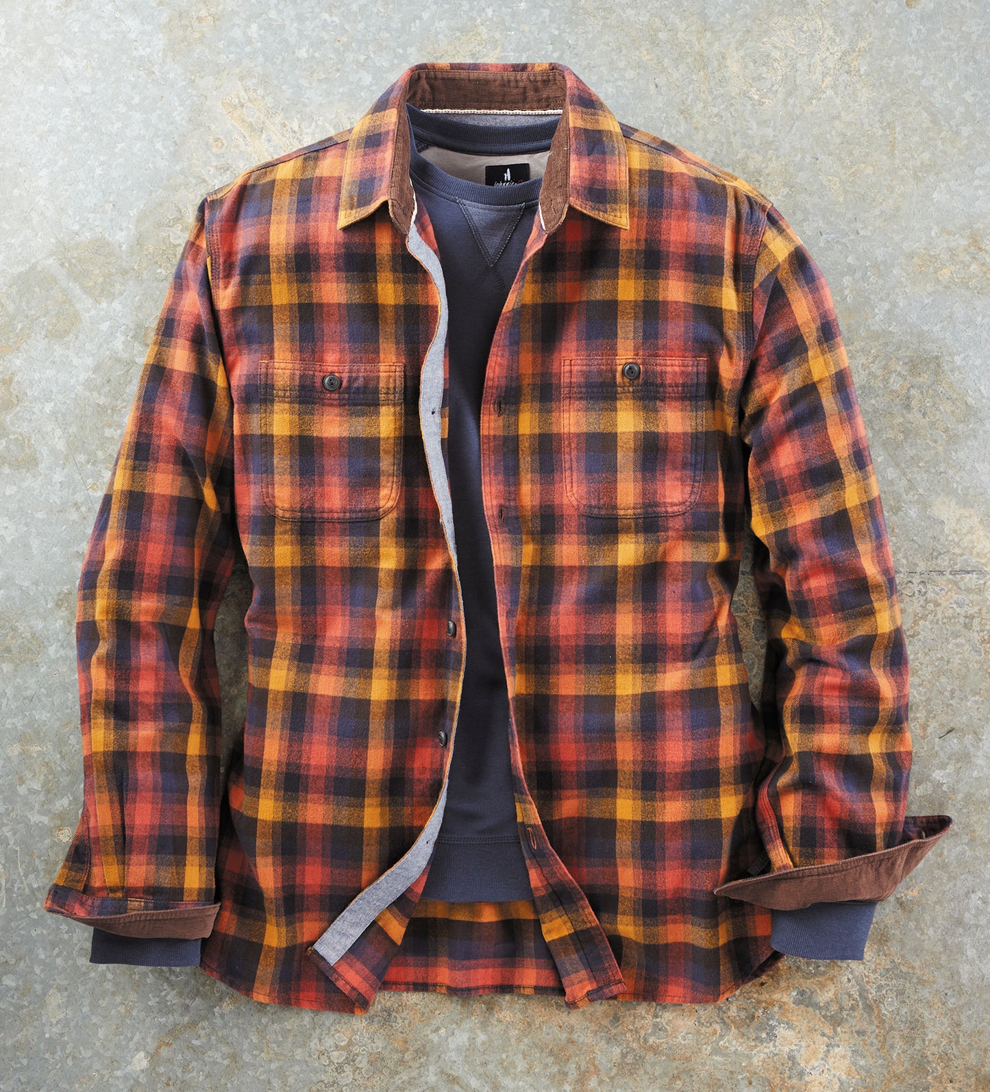 True Grit Cabin Check Flannel Shirt