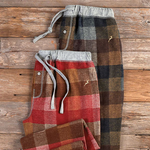 True Grit Vintage Checks Flannel Pants