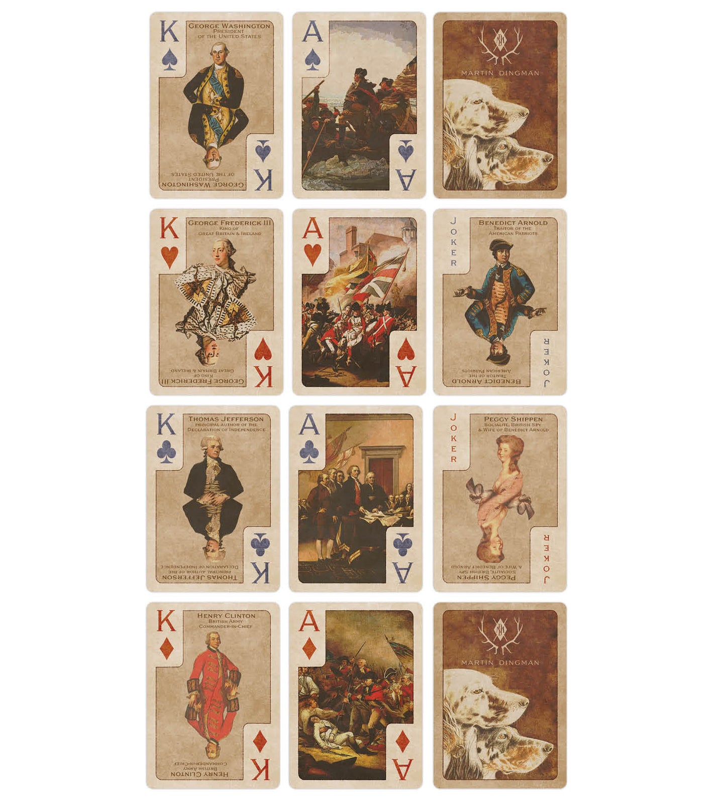 Martin Dingman Royal Flush Playing Cards Set