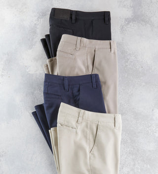 34 Heritage Performance Flat Front Pants