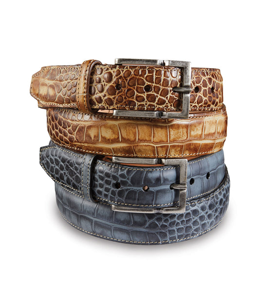 Martin Dingman Arthur Belt - Steel Blue – Patrick James