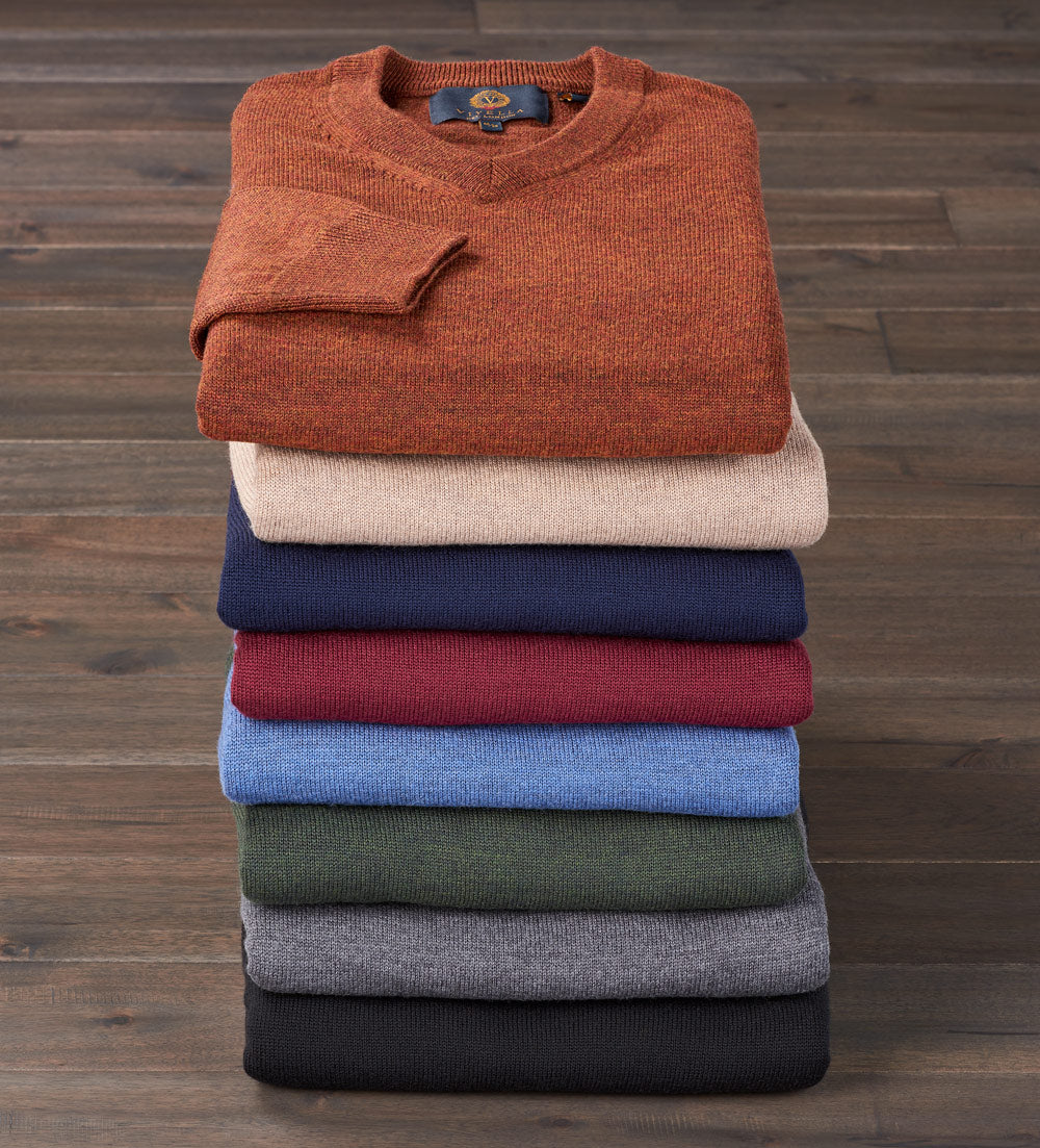 Viyella V-Neck Pullover Sweater
