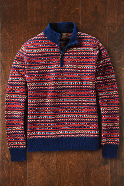 Reserve Fairisle Quarter-Zip Sweater – Patrick James