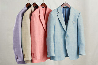 Patrick James 2 Button Side Vent Herringbone Sport Coat