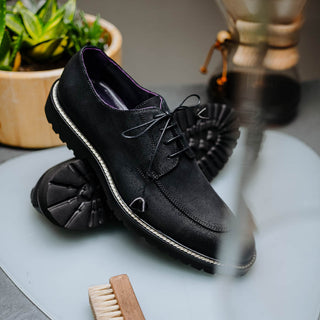 CAMPO Sueded Goatskin Lace Up with Wax Finish