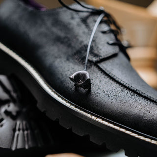 CAMPO Sueded Goatskin Lace Up with Wax Finish