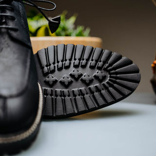 CAMPO Sueded Goatskin Lace Up with Wax Finish