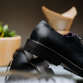 CAMPO Sueded Goatskin Lace Up with Wax Finish