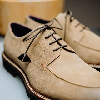 Campo Sueded Goatskin Lace Up with Wax Finish