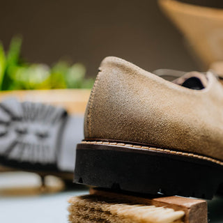 Campo Sueded Goatskin Lace Up with Wax Finish