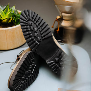 Campo Sueded Goatskin Lace Up with Wax Finish