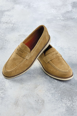 Martin Dingman Countryaire Suede Penny Loafer