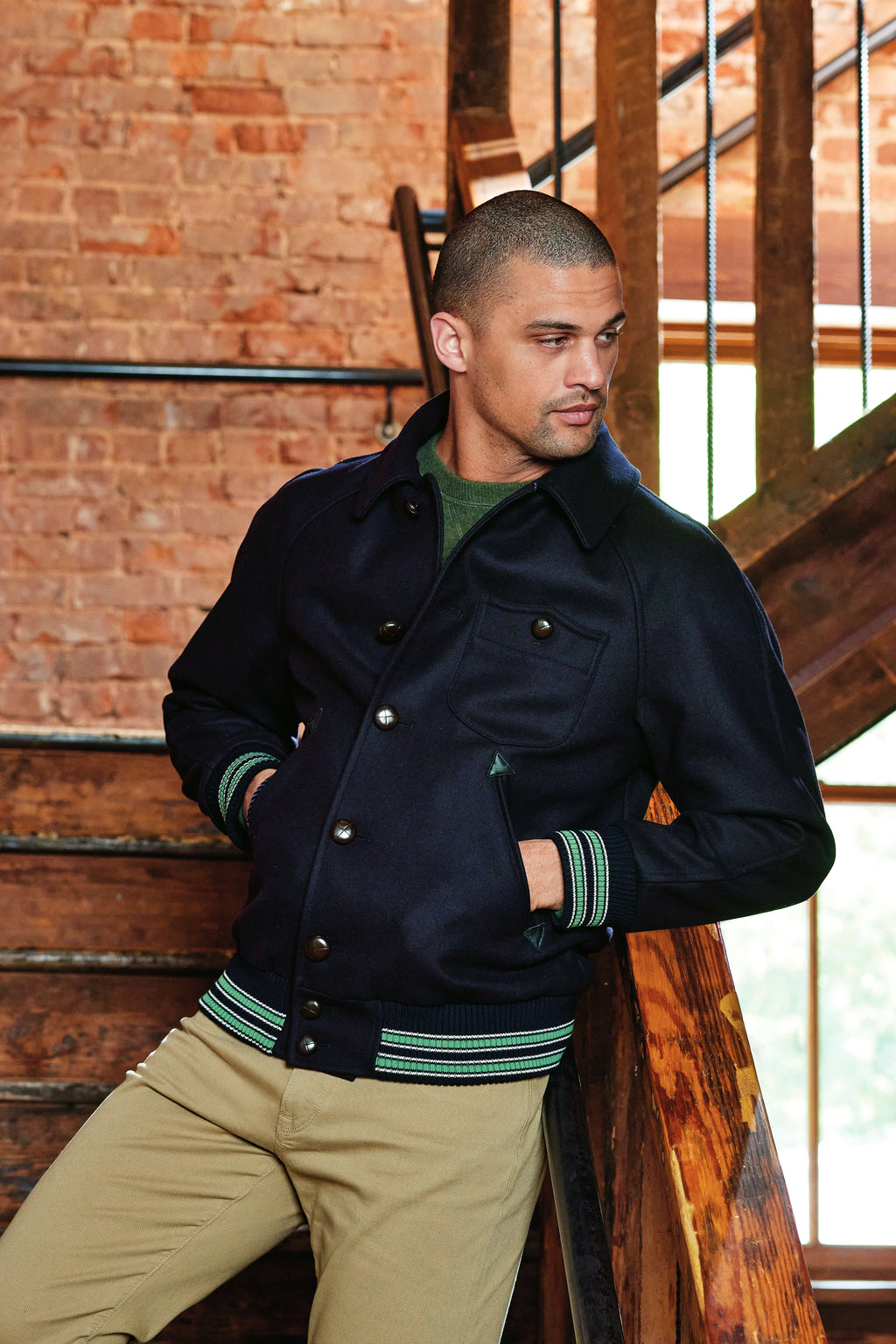 Gloverall Wool Varsity Jacket – Patrick James
