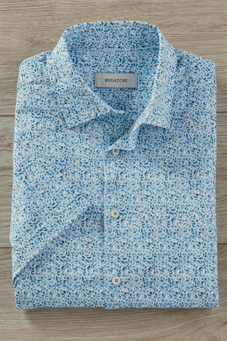 Bugatchi Short Sleeve Patttern Shirt