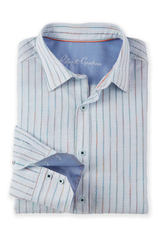 Robert Graham Long Sleeve Wythburn Multi Stripe Shirt