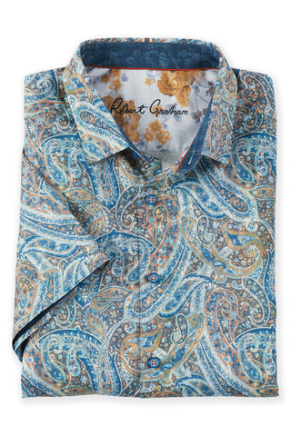 Robert Graham Short Sleeve Melrose Paisley Shirt