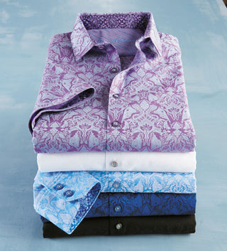 Robert Graham Highland Jacquard Short Sleeve Shirt