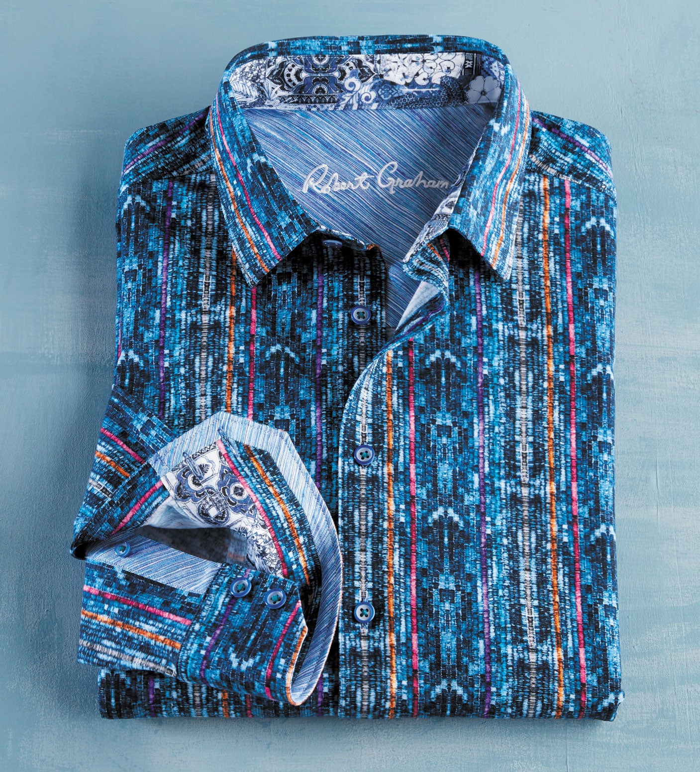 Robert Graham Oasis Long Sleeve Knit Shirt