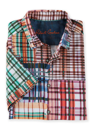 Robert Graham Short Sleeve Murdoch Seersucker Shirt