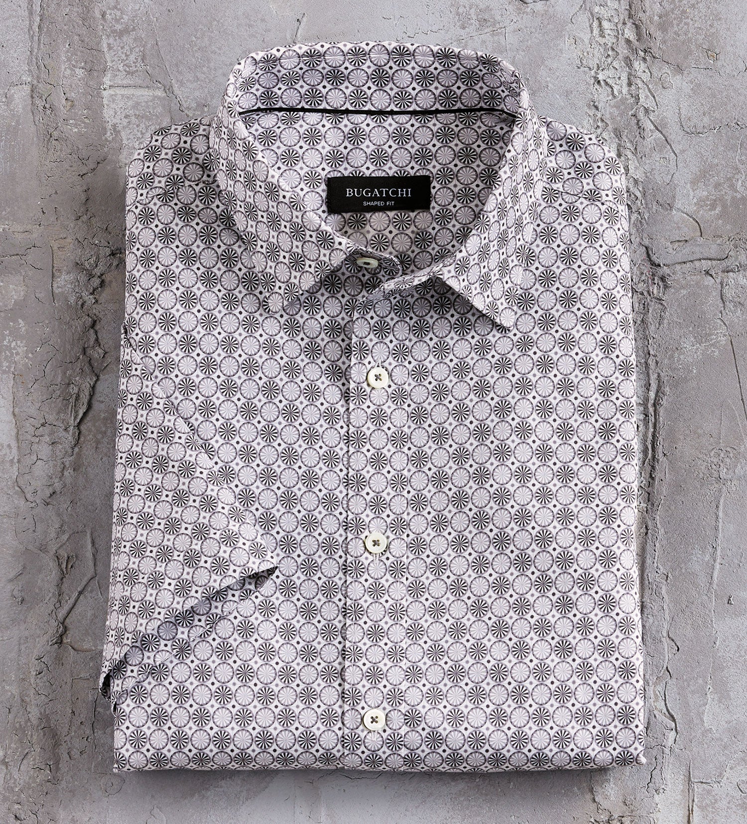 Bugatchi Pinwheel Pattern Shirt – Patrick James