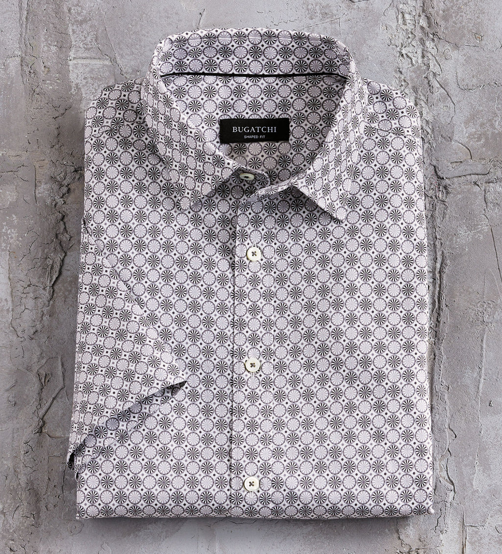 Bugatchi Pinwheel Pattern Shirt – Patrick James
