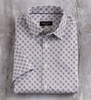 Bugatchi Pinwheel Pattern Shirt