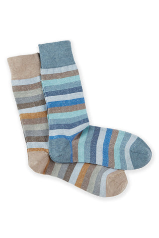 Marcoliani Tonal Stripe Anklet