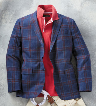 Patrick James Plaid Sport Coat