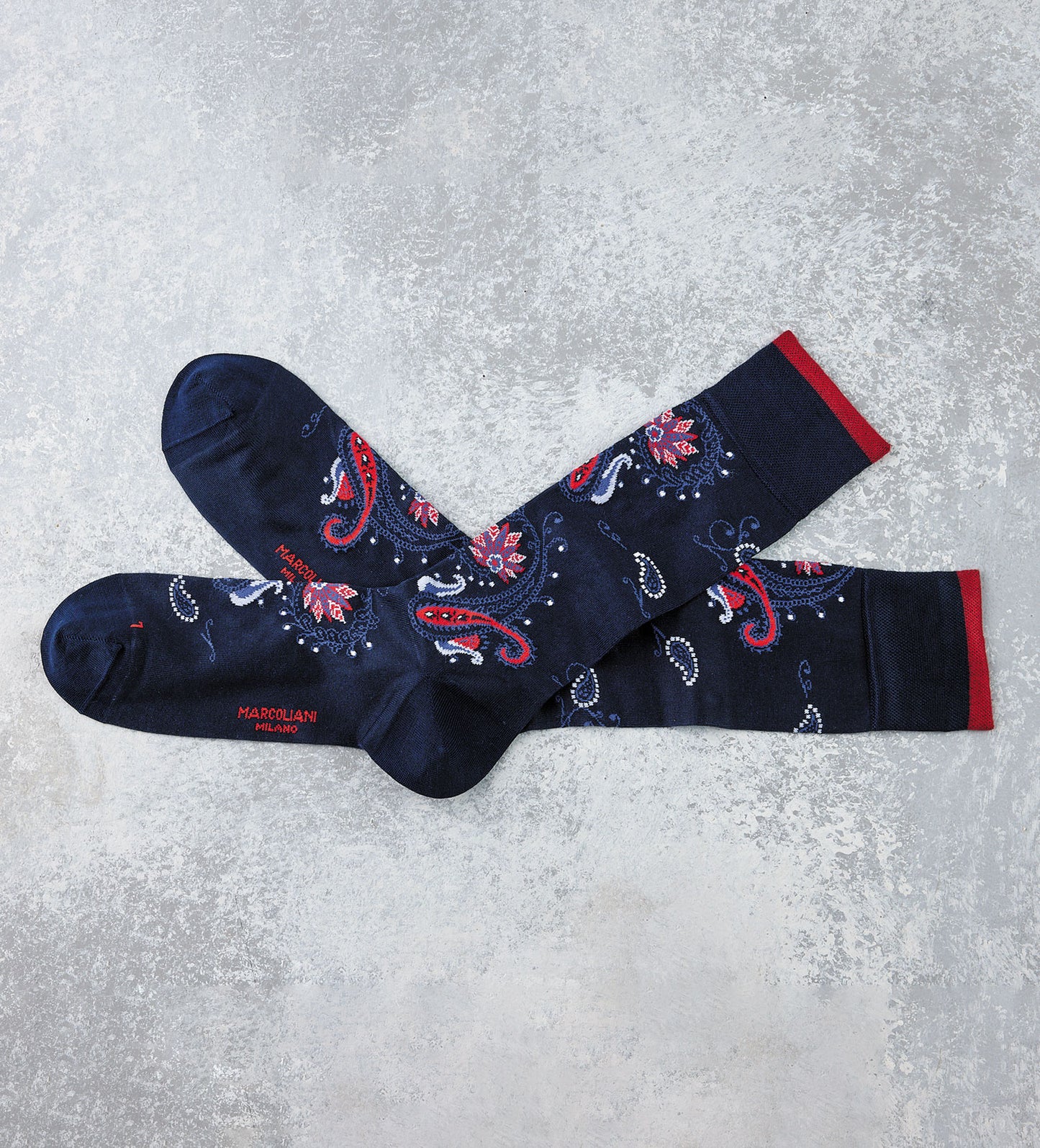 Marcoliani Paisley Flower Socks