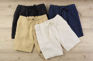 Patrick James Linen Drawstring Short
