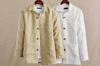 Patrick James Solid Linen Shirt Jacket
