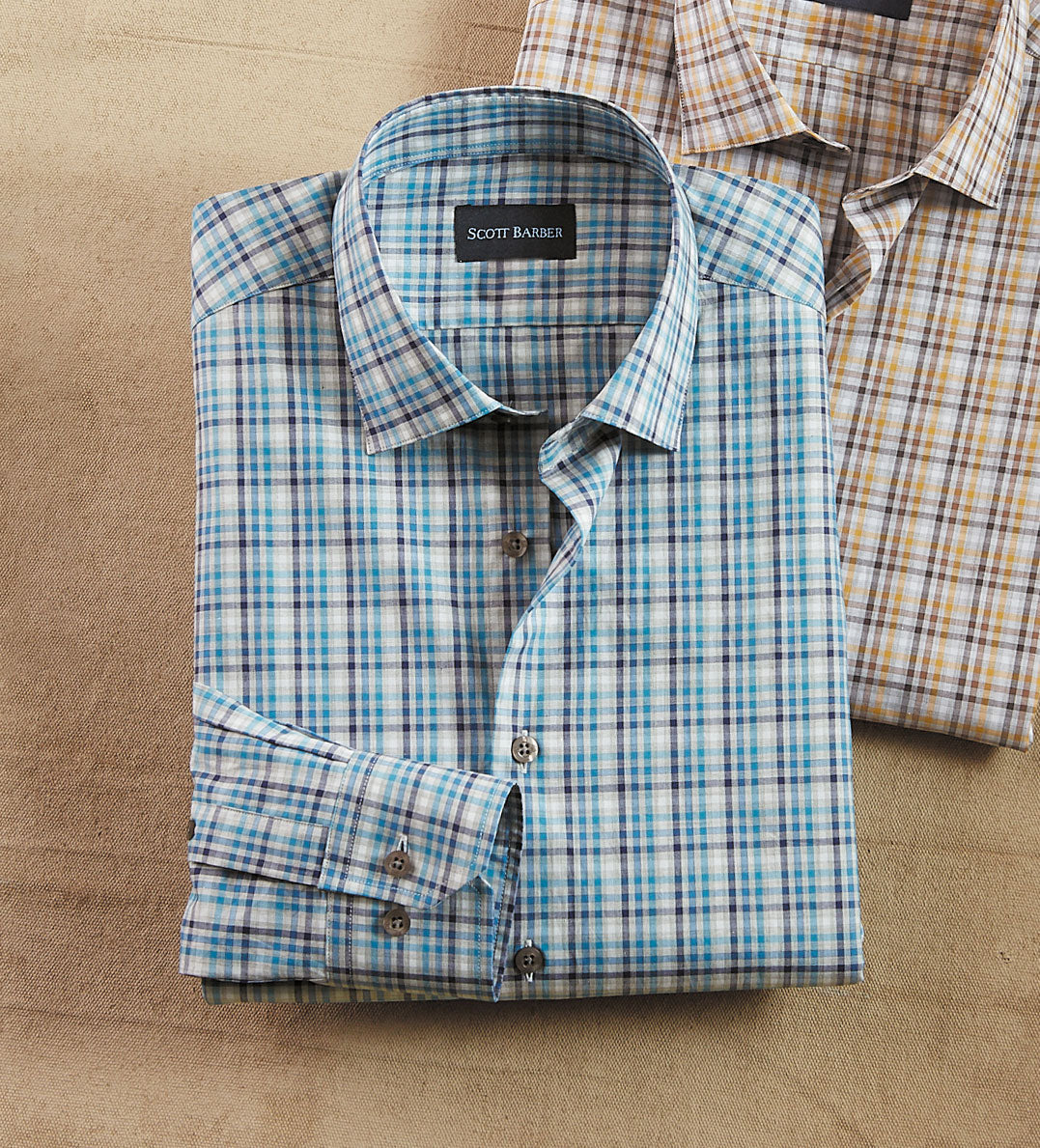 Scott Barber Tattersall Shirt