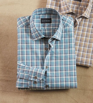 barber dress shirts SCOTT BARBER Button Down SF