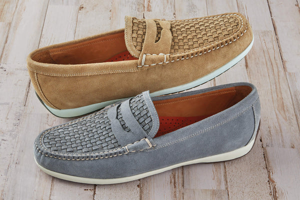 Martin Dingman Seaside Suede Penny Loafer – Patrick James display picture 1