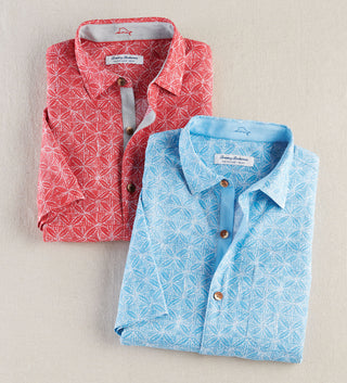 Tommy Bahama Coconut Point Fleur De Geo Camp Shirt