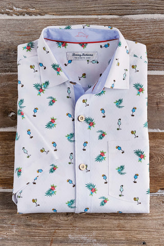 Tommy Bahama Short Sleeve Coastal Ease Fiesta Fizz Shirt