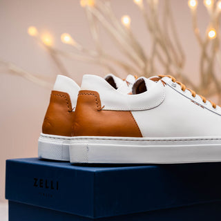 Diaz Rubberized Calfskin Sneaker