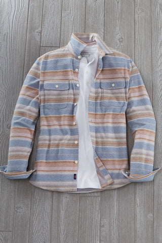 Faherty Long Sleeve Stripe Legend Shirt