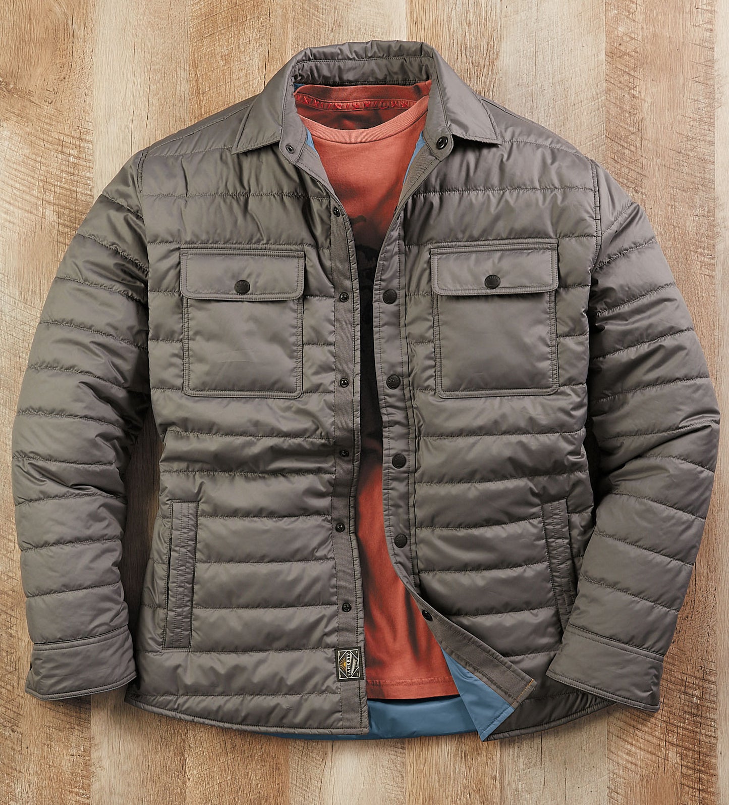 Faherty Atmosphere Quilted Shirt Jacket