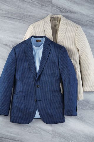 Patrick James 2 Button Stripe Sport Coat