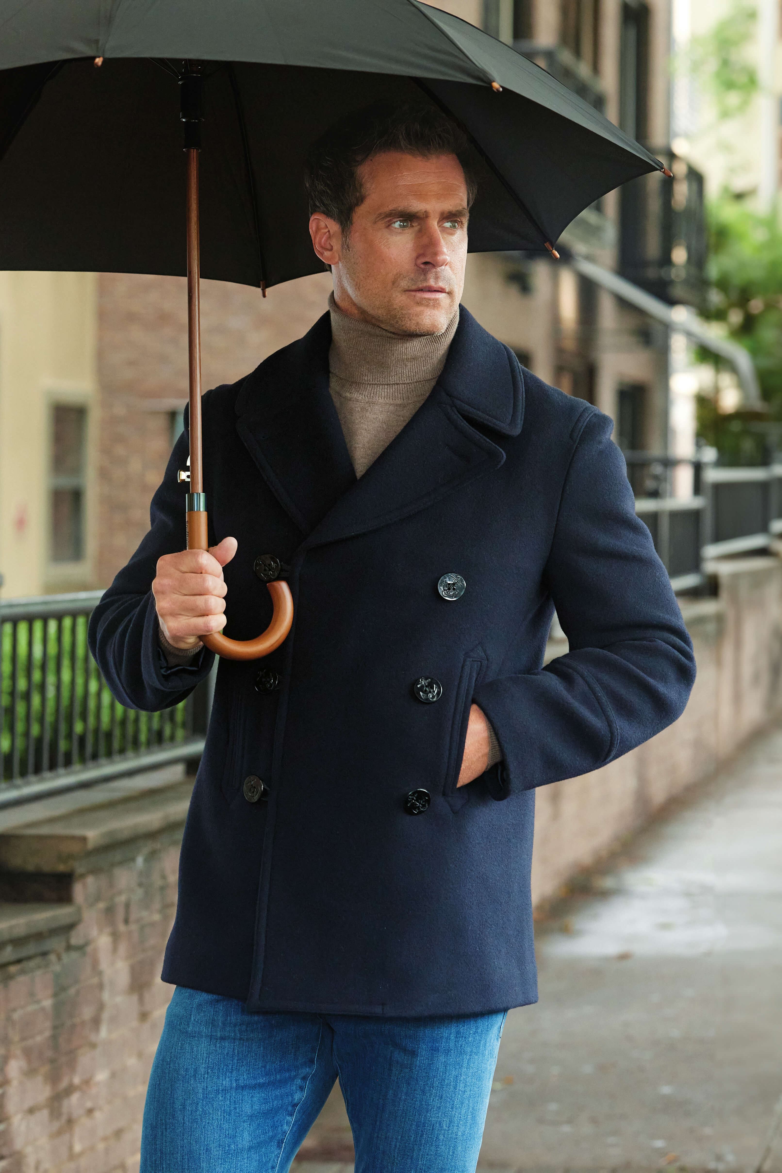 Gloverall Tennyson Peacoat – Patrick James