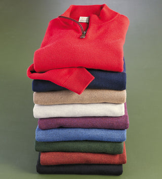 Viyella Quarter-Zip Sweater