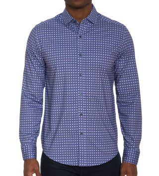 Robert Graham Long Sleeve Bernardi Knit Shirt