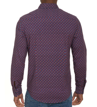 Robert Graham Long Sleeve Barrone Knit Shirt