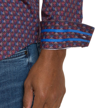 Robert Graham Long Sleeve Barrone Knit Shirt