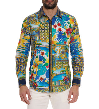 Robert Graham Long Sleeve Toast Coast Shirt