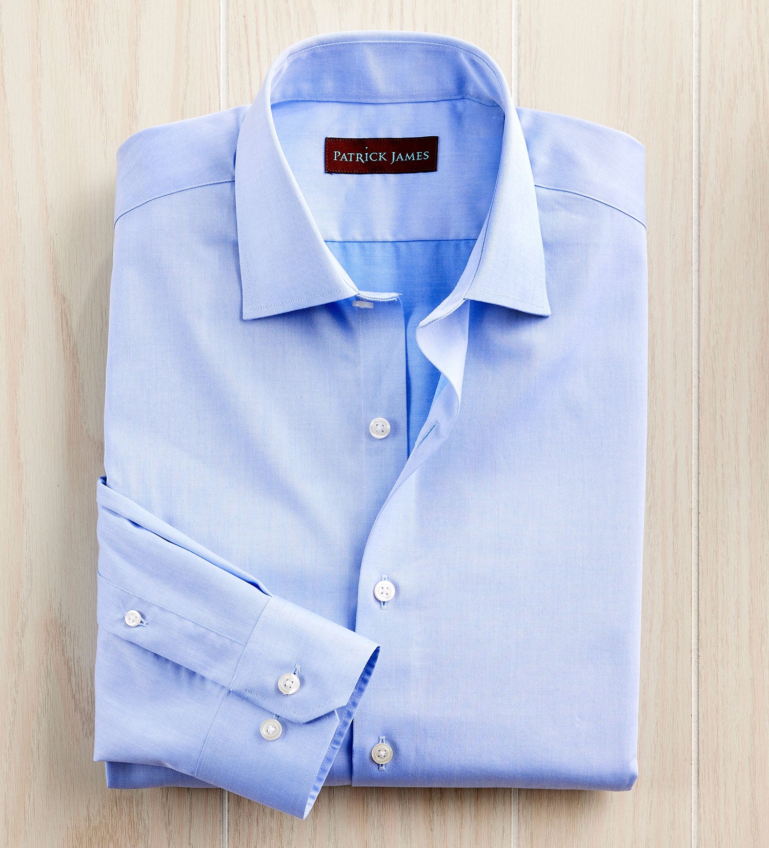 Men's Patrick James Trim Fit Easy Care Dress Shirt, Light Blue, Men's Patrick James Trim Fit Easy Care Dress Shirt, Light Blue,