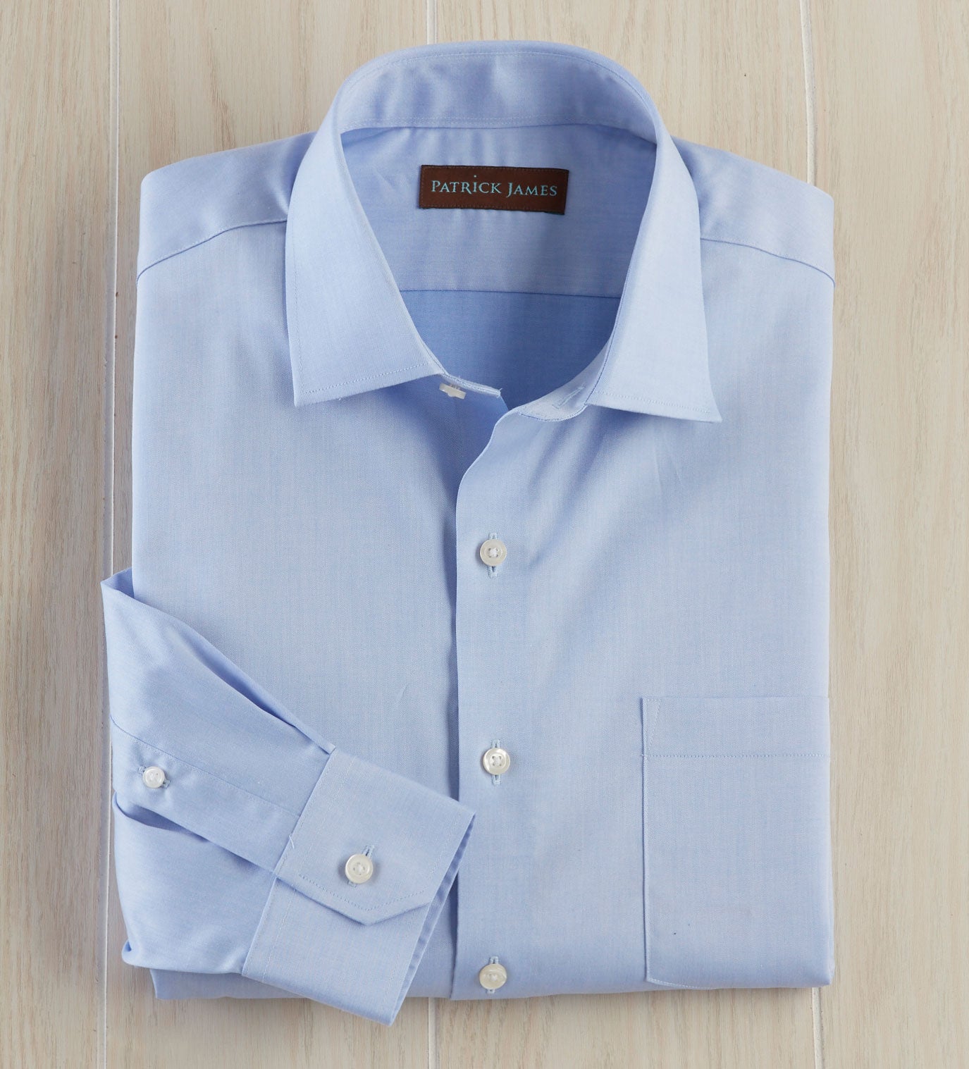 Men's Patrick James Classic Fit Easy Care Dress Shirt, Light Blue, Men's Patrick James Classic Fit Easy Care Dress Shirt, Light Blue,